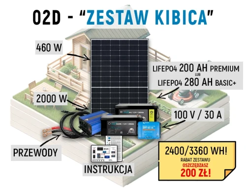 Przejdź do produktu 02D - Zestaw Solarny na działkę - ZESTAW KIBICA